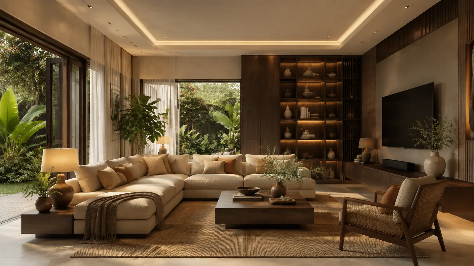 Monochrome Horizon Lounge